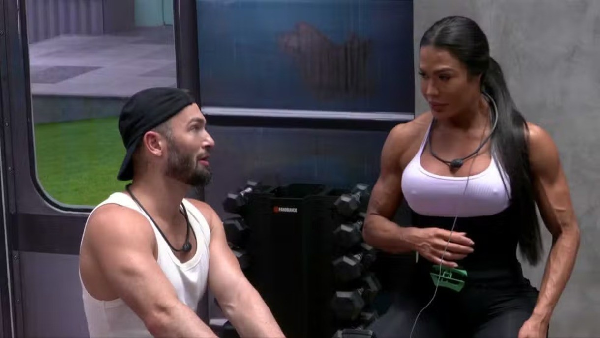 Diego Hypólito e Gracyanne Barbosa