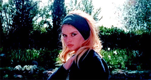 Belezas Brigitte Bardot em "O Desprezo", de Jean-Luc Godard e dos mais importantes filmes franceses dos anos 60