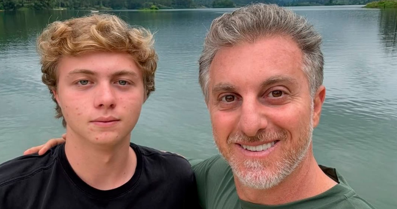 Benício Huck e o pai, Luciano Huck