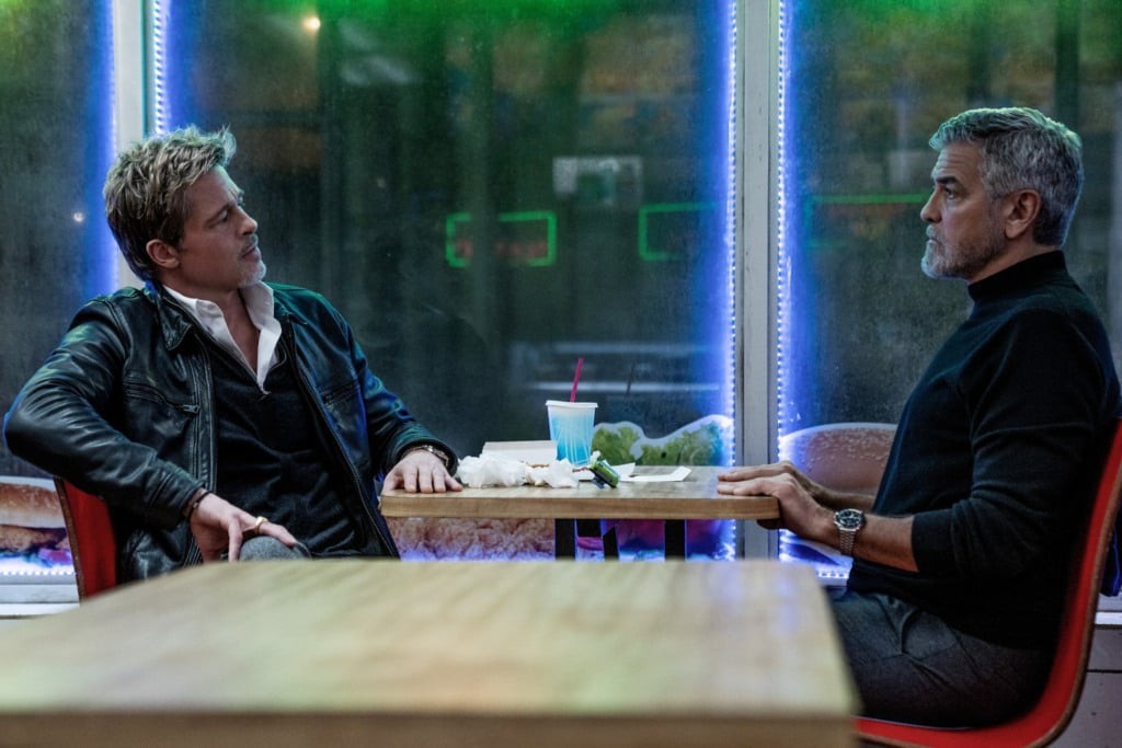 Brad Pitt e George Clooney em Wolfs