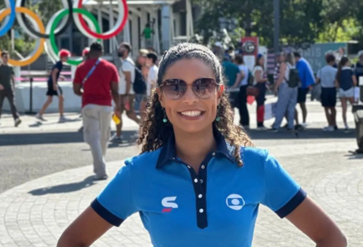 A jornalista Débora Gares esteve na cobertura das Olimpíadas de Paris