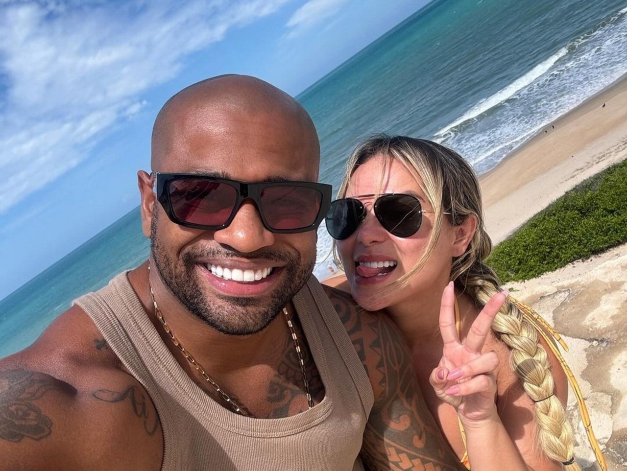 Cezar Black e Kally Fonseca