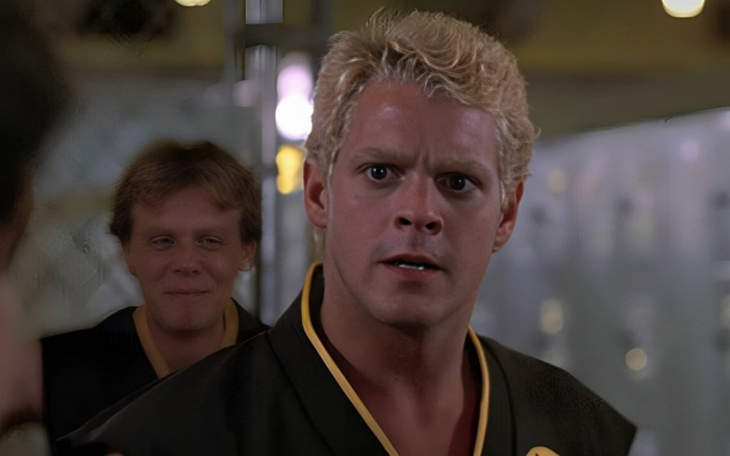 Chad McQueen em Karatê Kid