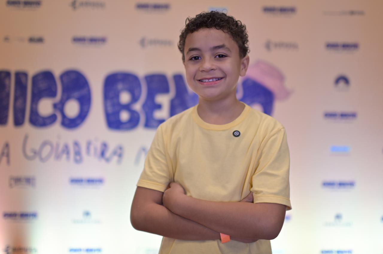 O ator e influenciador Isaac Amendoim, que dá vida ao Chico Bento no cinema