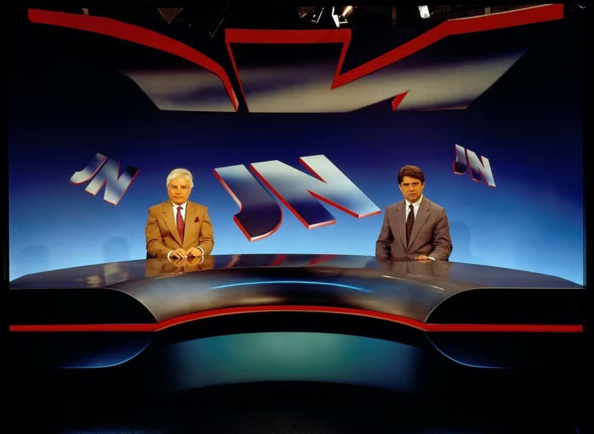 Cid Moreira e Sérgio Chapelin apresentaram durante décadas o Jornal Nacional