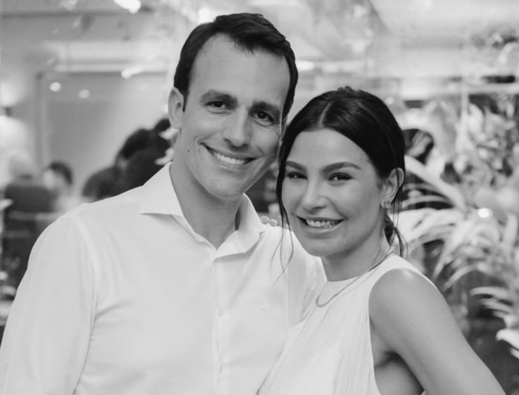 Cíntia Chagas e o ex Lucas Bove