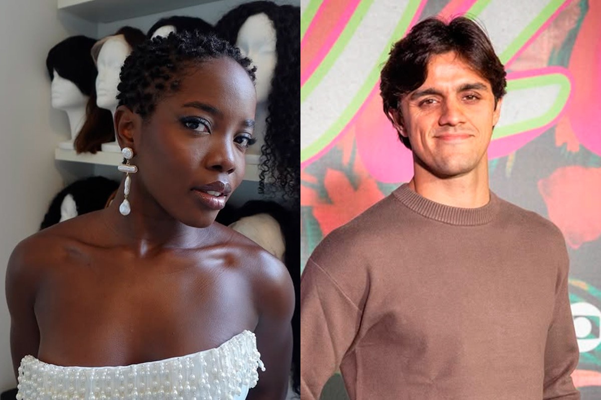 Clara Moneke e Felipe Simas