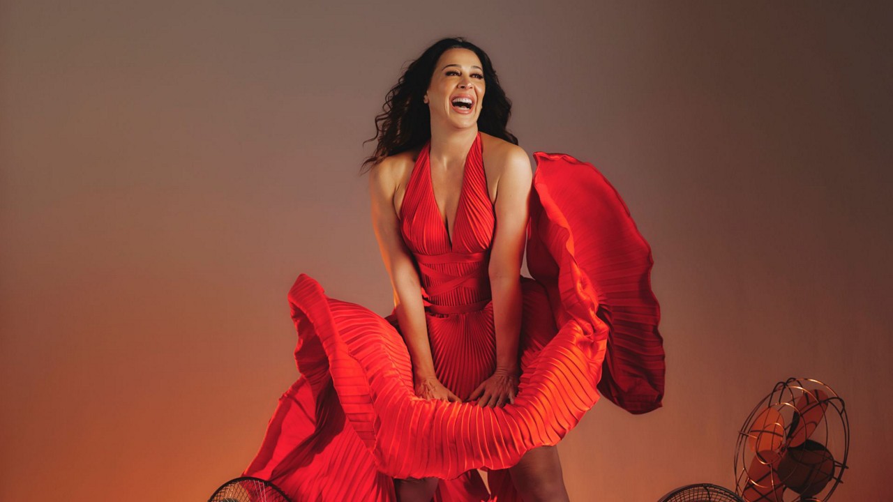 Claudia Raia no espetáculo 'Cenas da Menopausa'