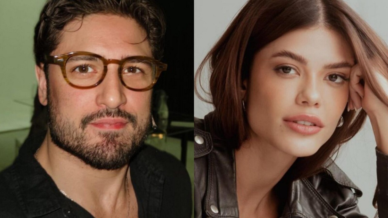Os atores Daniel Rocha e Vitória Strada estão juntos