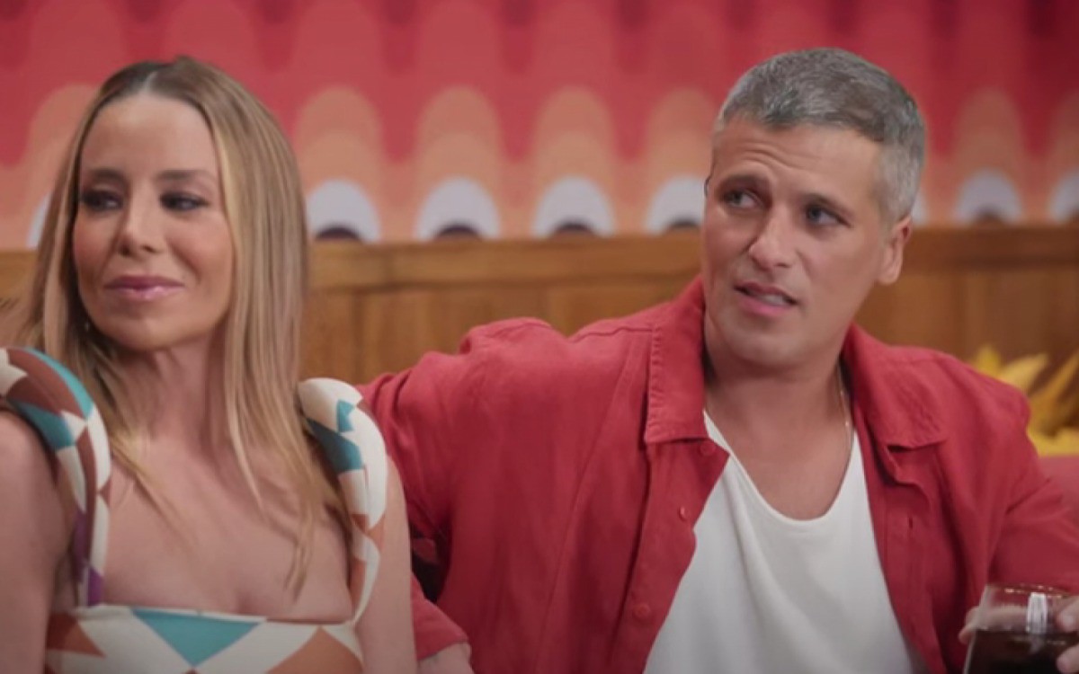 Danielle Winits e Bruno Gagliasso no 'Surubaum'