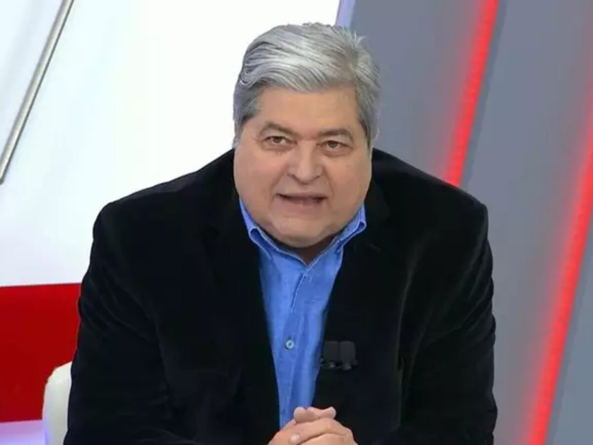 O apresentador José Luiz Datena se prepara para estrear na RedeTV!