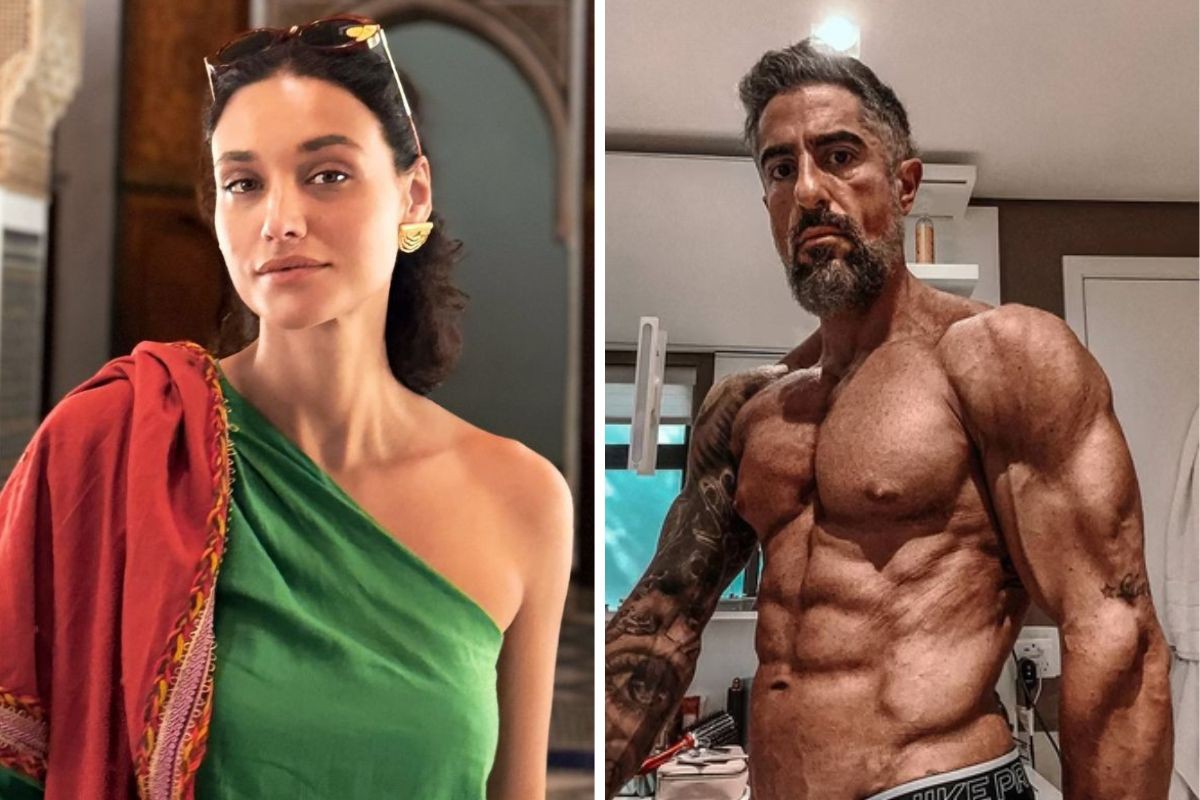 Débora Nascimento e Marcos Mion