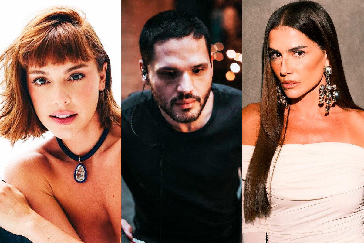 Alice Wegmann, Dudu Borges e Deborah Secco