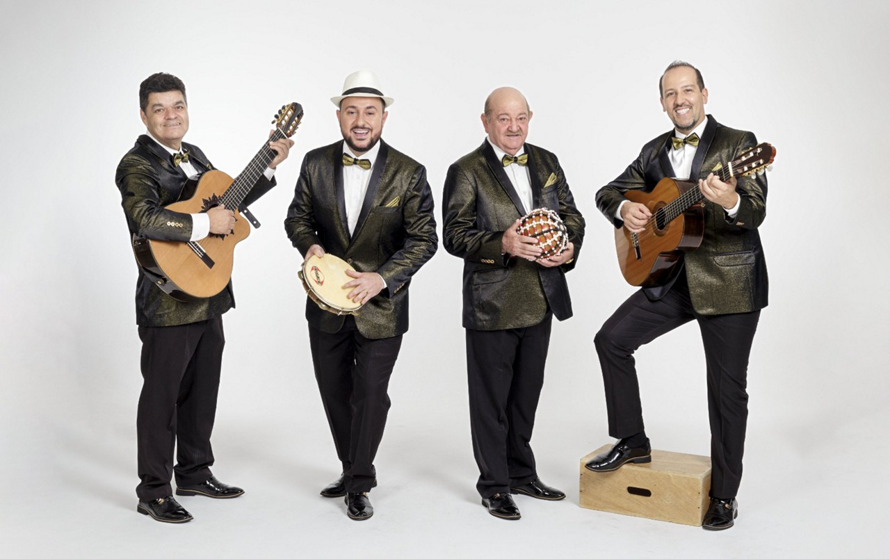 Dedé Paraizo, Everson Pessoa, Sérgio Rosa e Ricardo Rosa formam a terceira geração do grupo Demônios da Garoa 