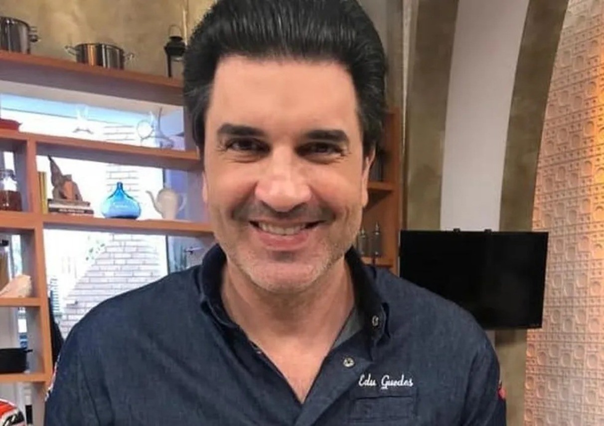 O apresentador e chef Edu Guedes foi internado no hospital Albert Einstein