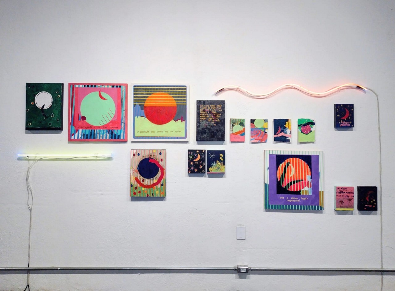 Exposição "Palavras não lidas, malditas, se perdem no escuro"