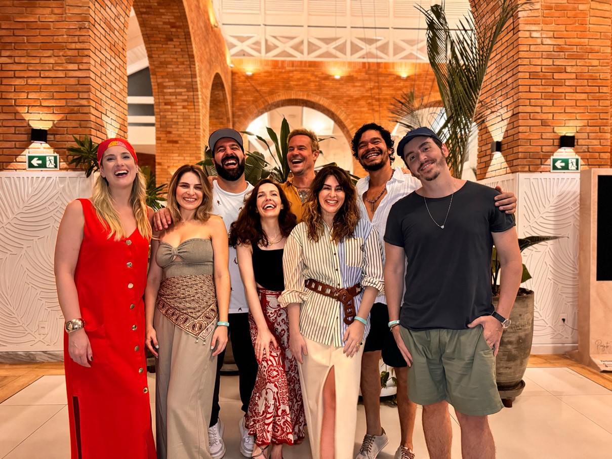 Fernanda Paes Leme, Igor Cotrim, Douglas Aguillar, Paulo Vilhena, Wagner Santisteban, Karina Dohme, Bruna Thedy, José Trassi e Camila dos Anjos se reuniram na Bahia