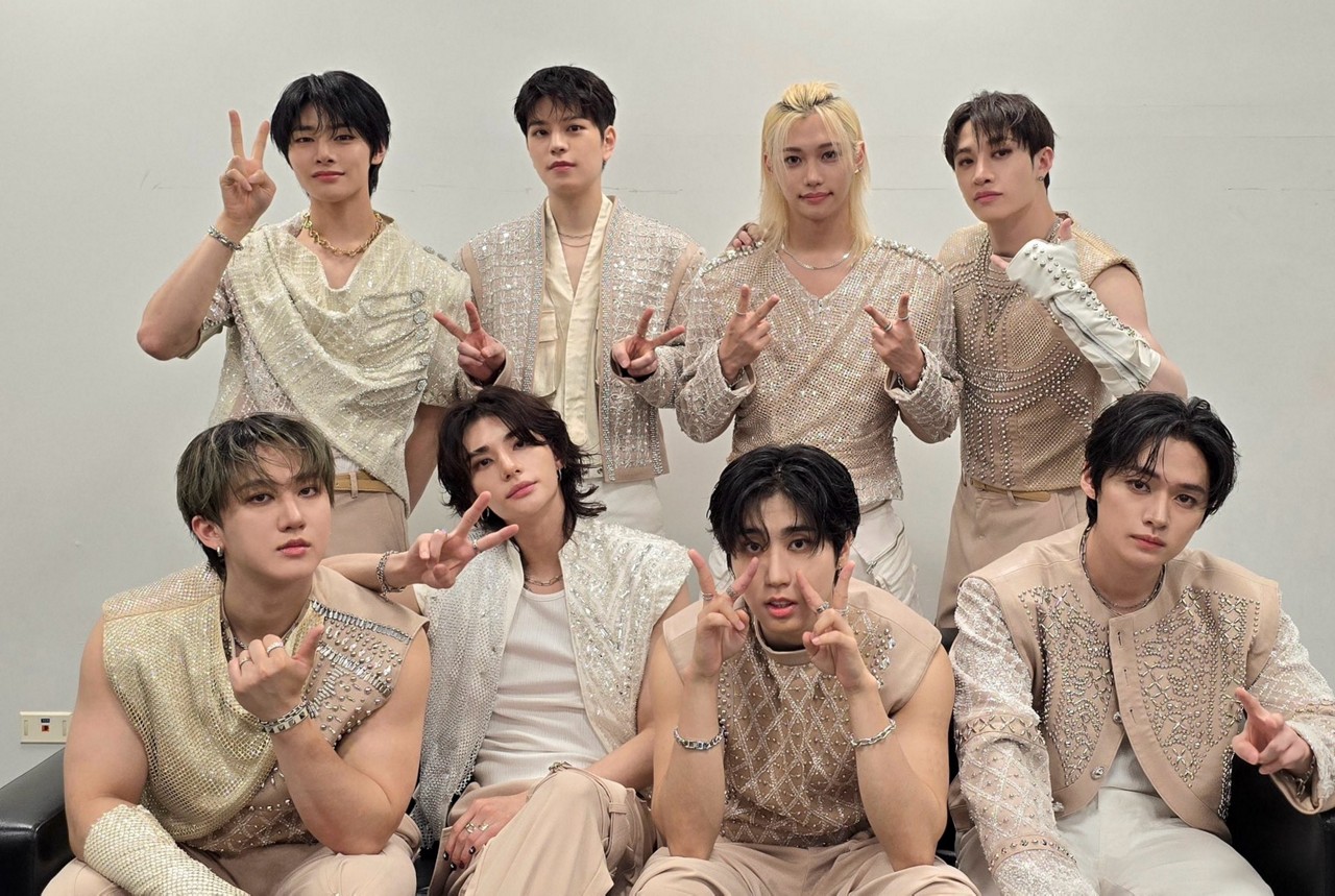 Integrantes da banda de K-pop Stray Kids, que fará shows no Brasil em abril
