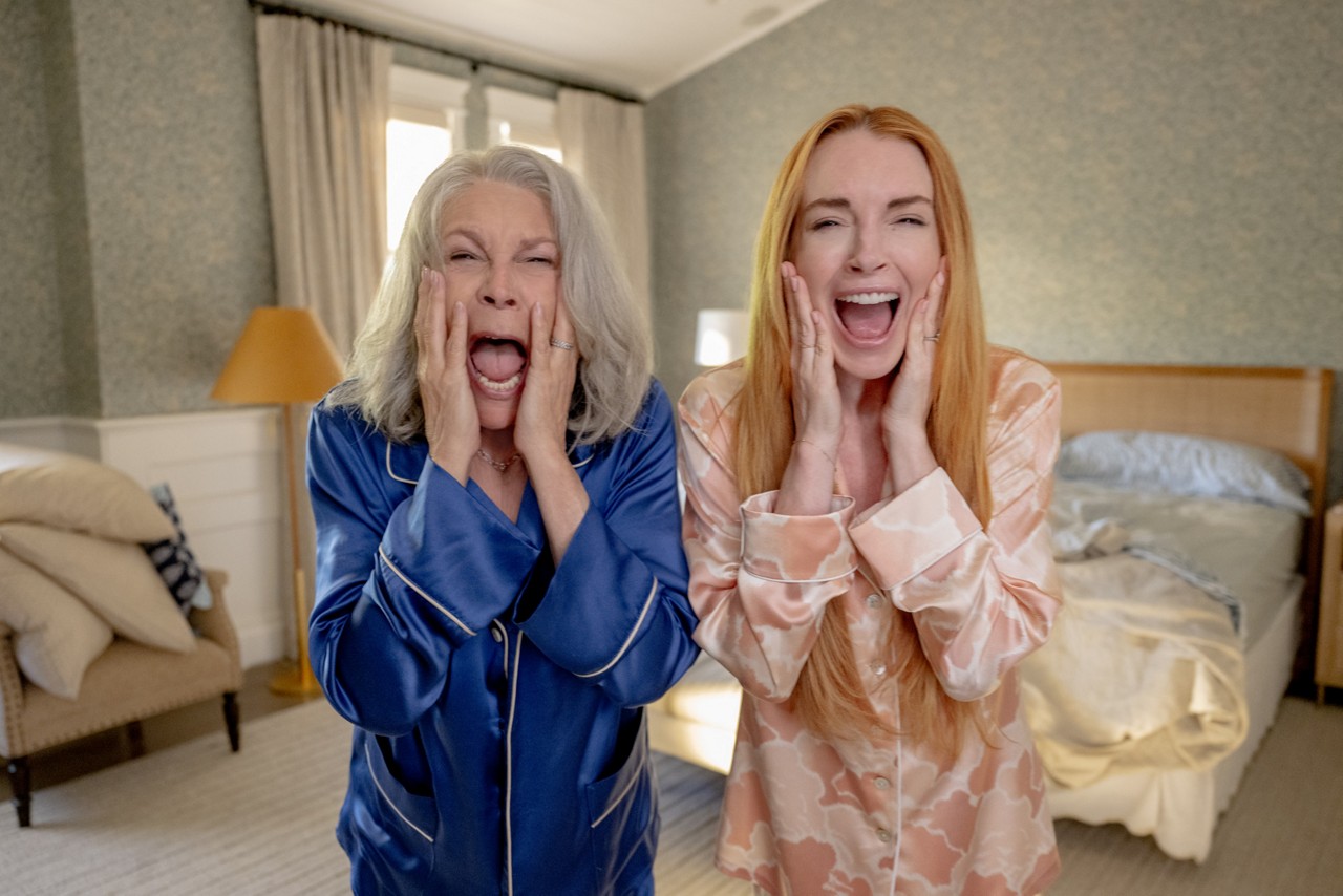 Jamie Lee Curtis e Lindsay Lohan em "Uma Sexta-Feira Mais Louca Ainda"
