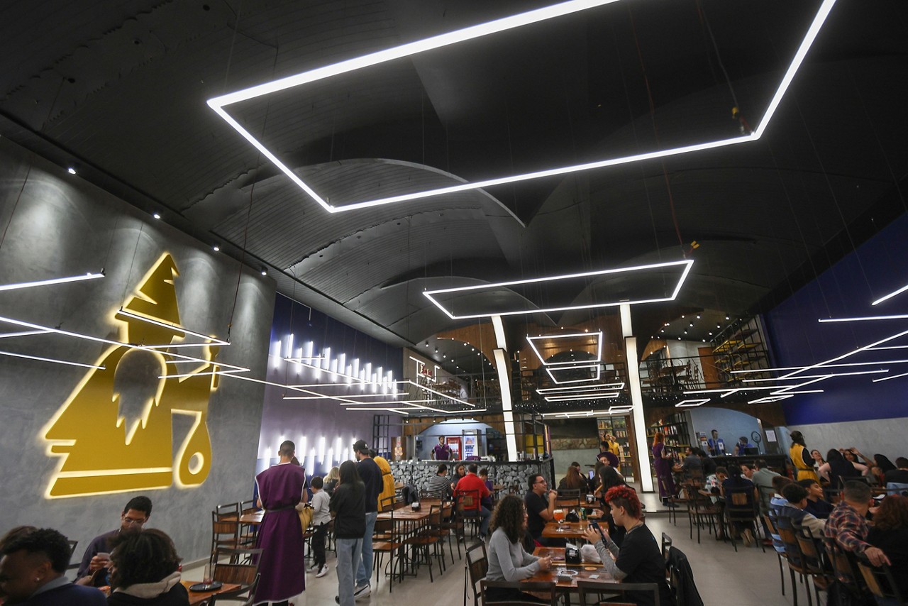 Belo Horizonte , MG , 25-07-2024 - Economia -  Bardo Mago - Novo bar de jogos que abriu em BH , no bairro Sagrada Família . ( Foto : Flavio Tavares / O Tempo )