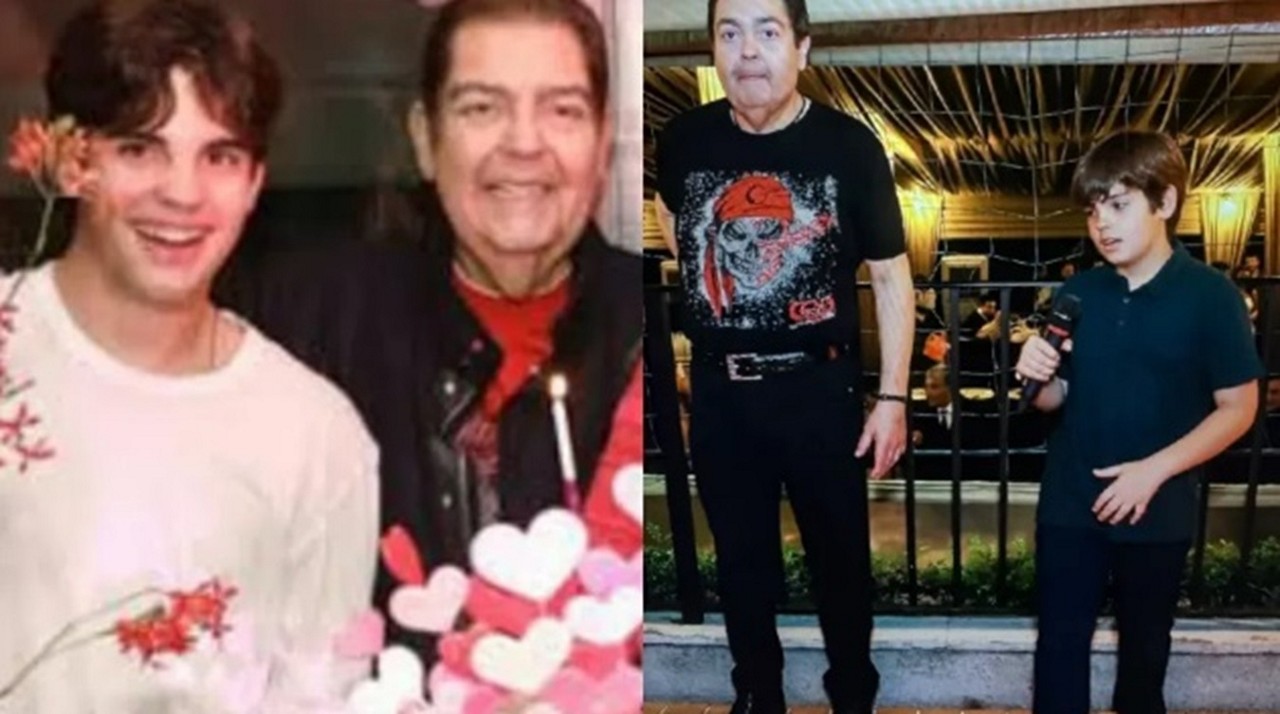 Rodrigo Silva, filho caçula de Faustão, presta homenagem ao apres