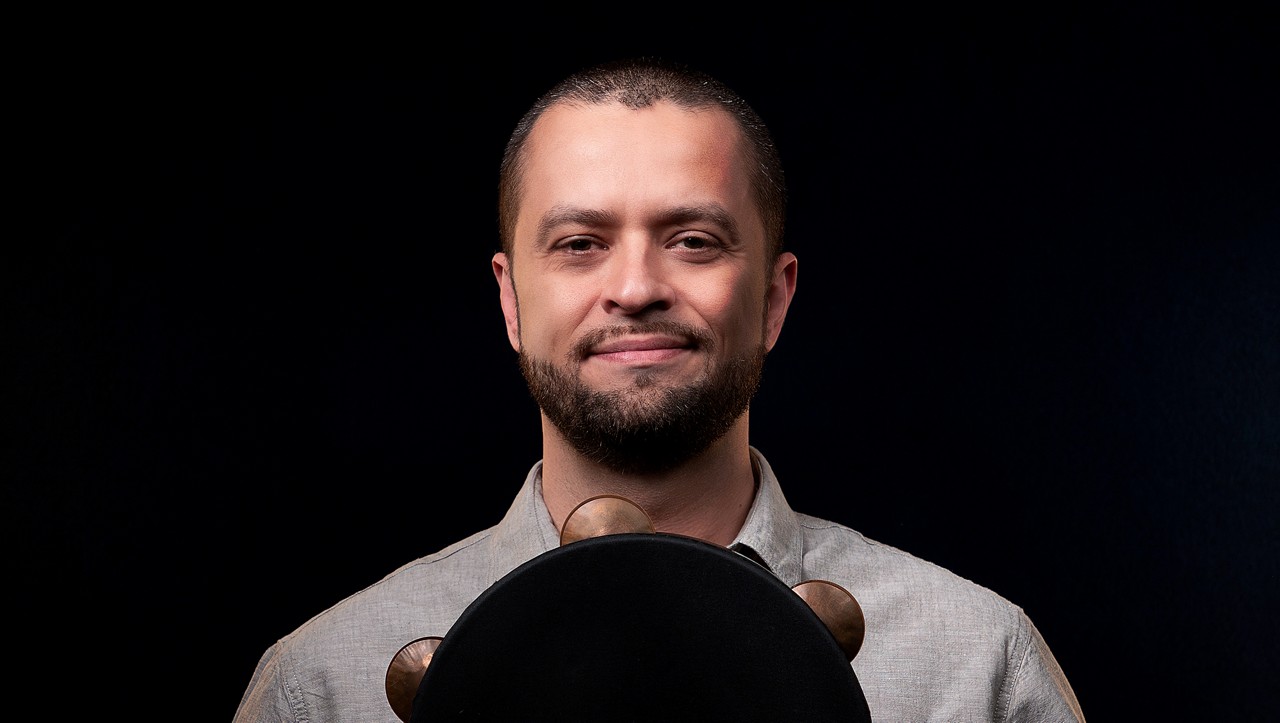 O percussionista mineiro Tulio Araújo 
