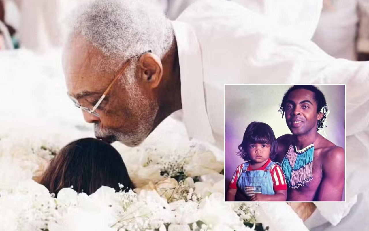 Gilberto Gil presta homenagem à filha Preta, que morreu há um mês