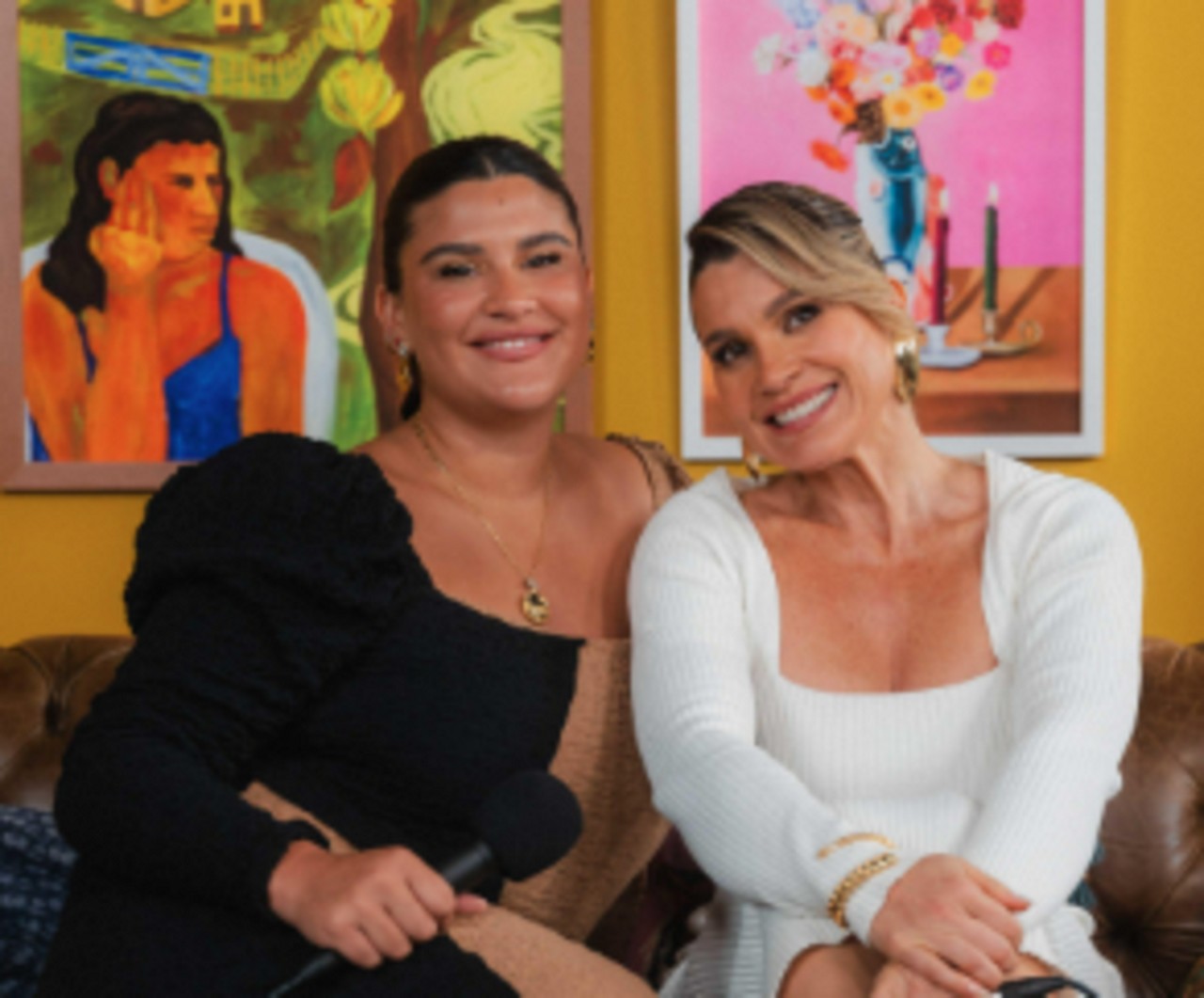 Flávia Alessandra, que é mãe de Giulia Costa,  comentou que a nudez nunca foi um tabu dentro de sua casa.