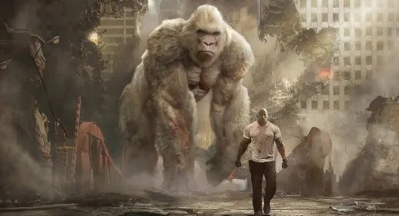 A Temperatura Máxima deste primeiro domingo de maio (4/5) vai exibir o filme Rampage: Destruição Total
