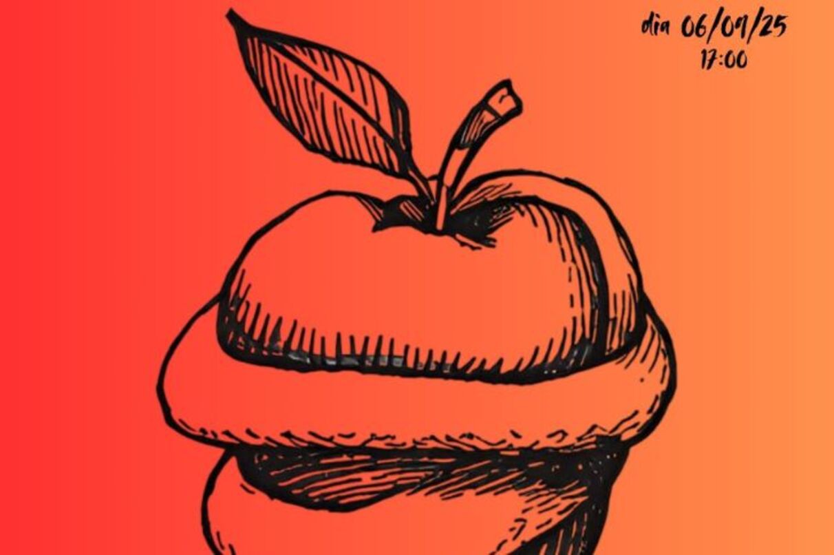 Arte de divulgação da performance 'Jardins Babilônicos', de Ju Soares