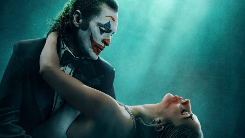 Joaquin Phoenix e Lady Gaga em Coringa: Delírio a Dois