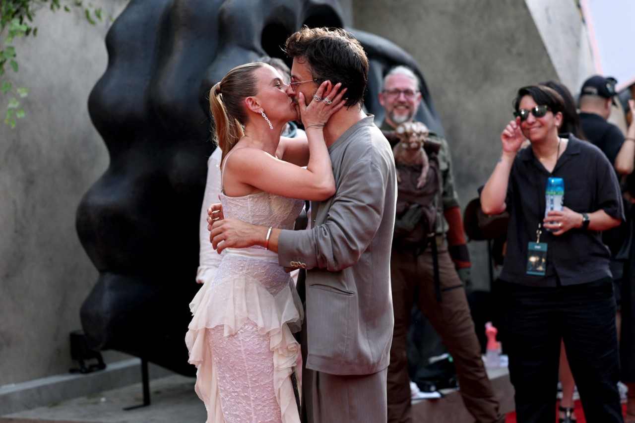 Scarlett Johansson e Jonathan Bailey na estreia de "Jurassic World Rebirth" em Nova York