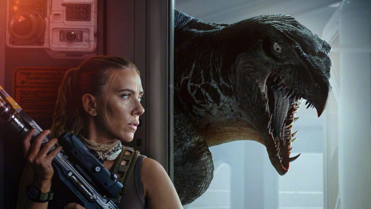 Scarlett Johansson em cena do filme 'Jurassic World: Recomeço'