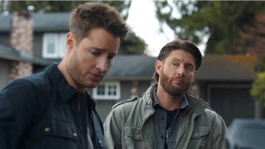 Justin Hartley e Jensen Ackles em O Rastreador