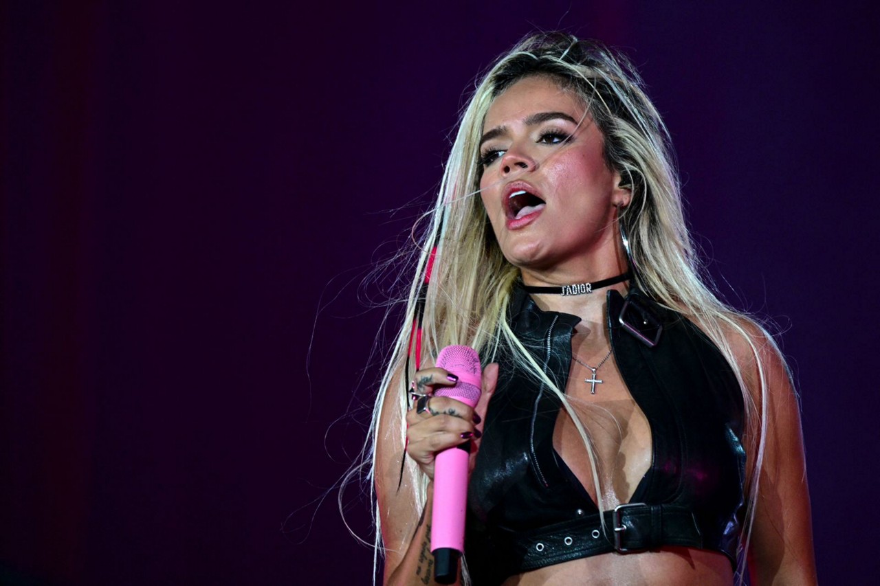 Karol G. durante show no Rock in Rio