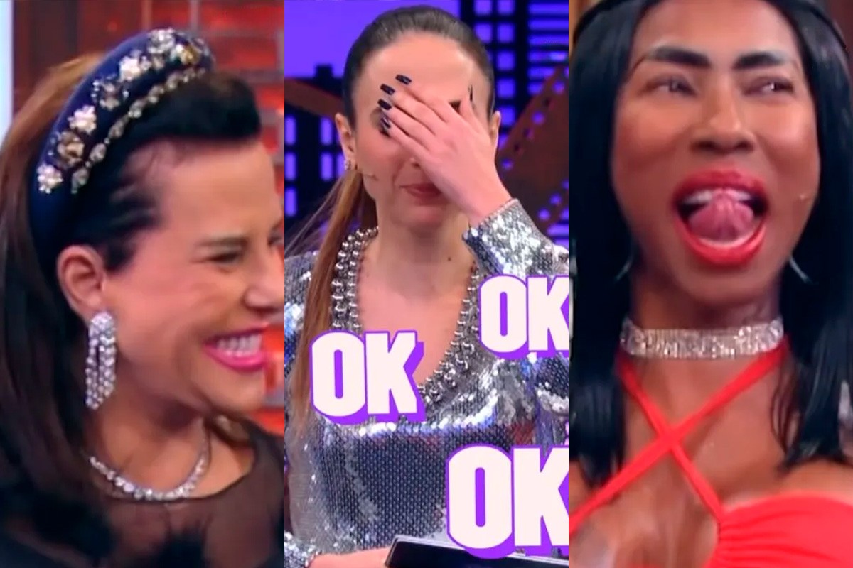 Narcisa Tamborindeguy, Tatá Werneck e Inês Brasil no "Lady Night"