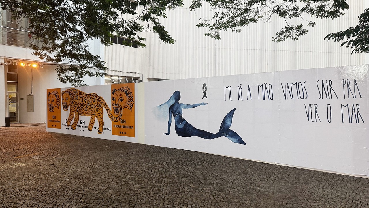 Jardins internos do Palácio das Artes recebe trabalhos do festival