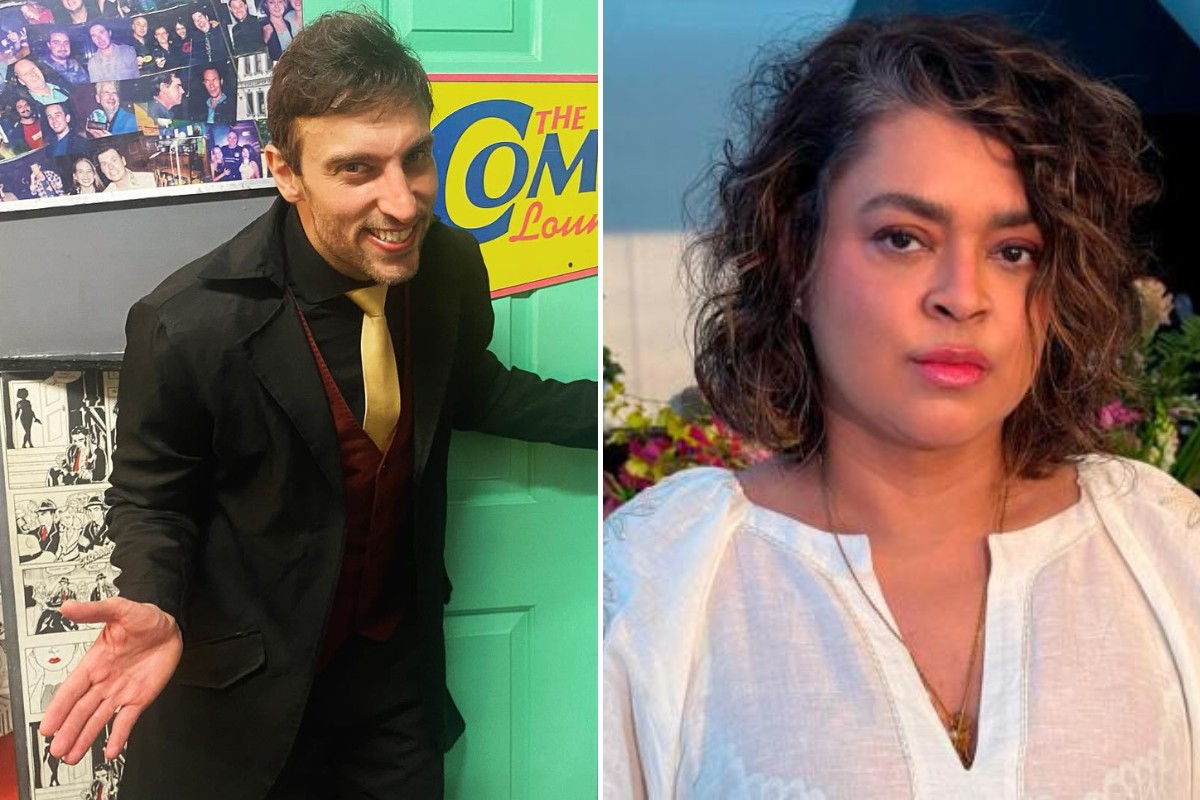 Leo Lins e Preta Gil
