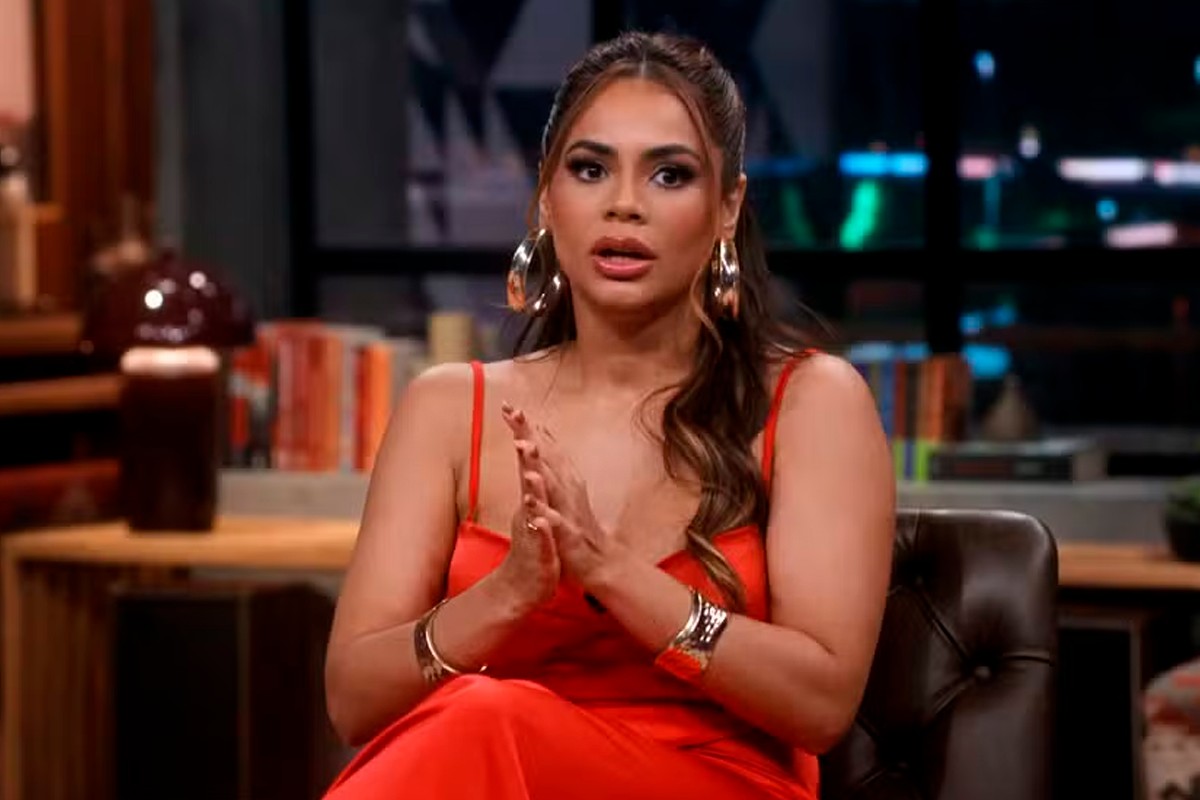 Lexa no programa Conversa com Bial
