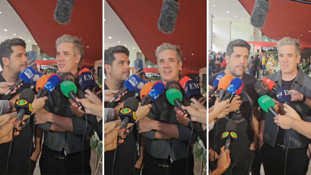 Wilson Sideral e Rogério Flausino se despediram de Lô Borges