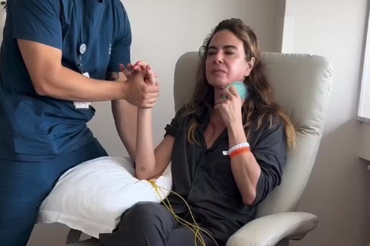 A apresentadora Luciana Gimenez
