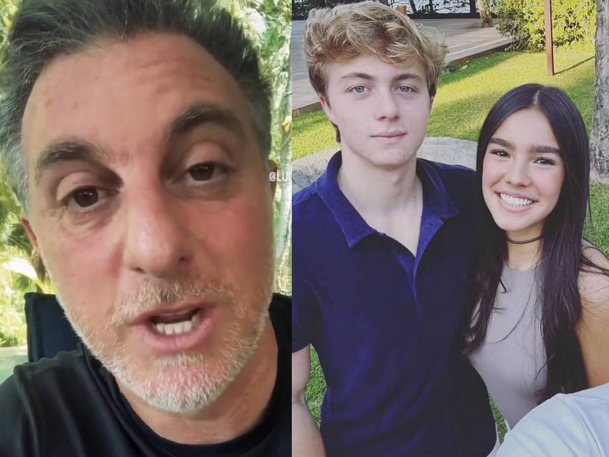 Luciano Huck, Benício e Duda Guerra