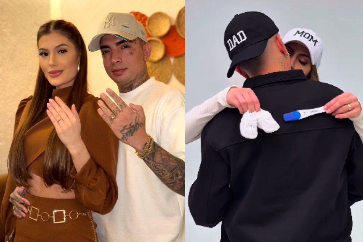 MC Guimê e Fernanda Stroschein aunciaram gravidez