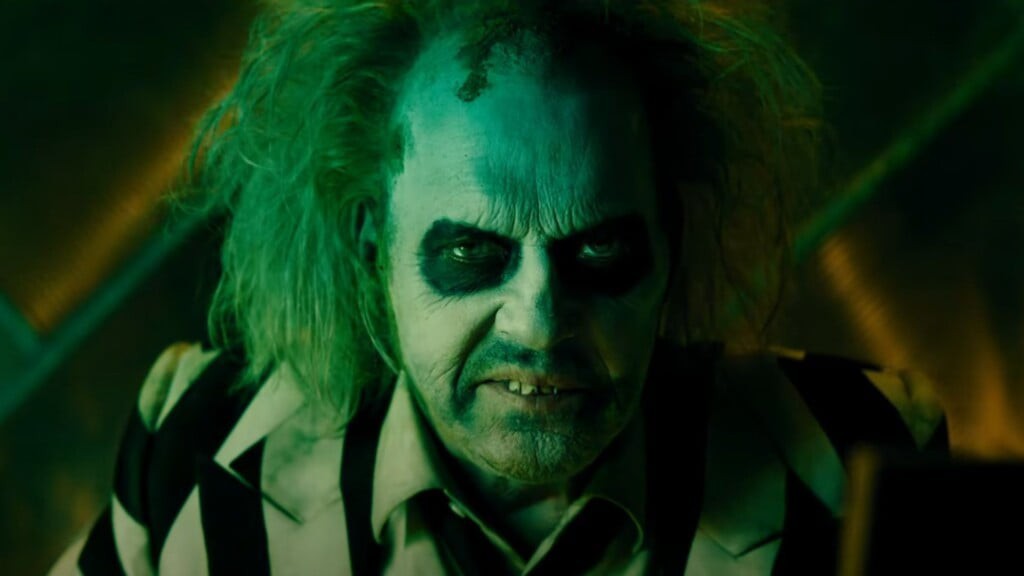 Michael Keaton em Os Fantasmas Ainda Se Divertem: Beetlejuice Beetlejuice