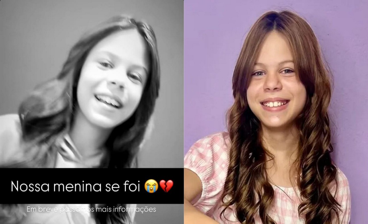 A atriz mirim Millena Brandão, de 11 anos, estava internada em estado grave após a descoberta de um tumor no cérebro