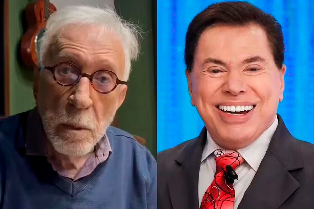 Moacyr Franco e Silvio Santos
