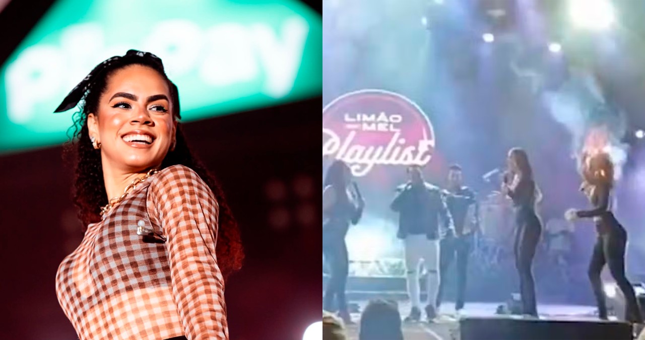 Backing vocal da banda Limão com Mel, Nathy Souza se pronuncia após cabelo pegar fogo em show 