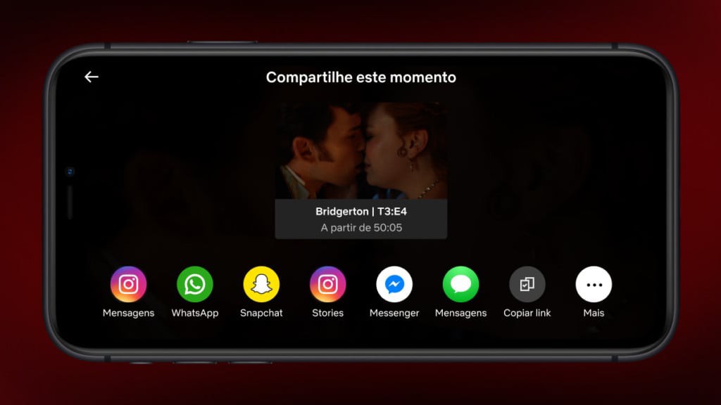 Netflix cria recurso para salvar e compartilhar suas cenas favoritas nas redes sociais