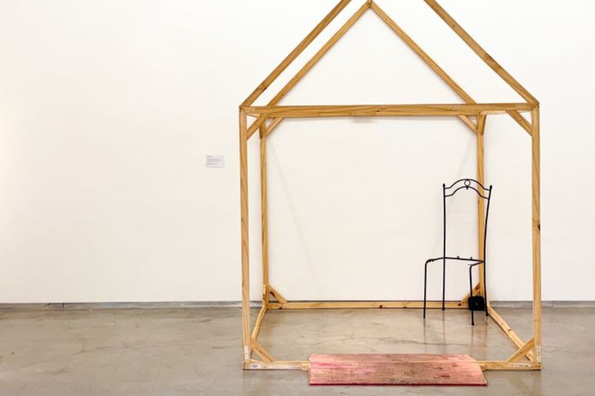 Obra que integra a mostra 'Até quando', em exposição no Museu Mineiro