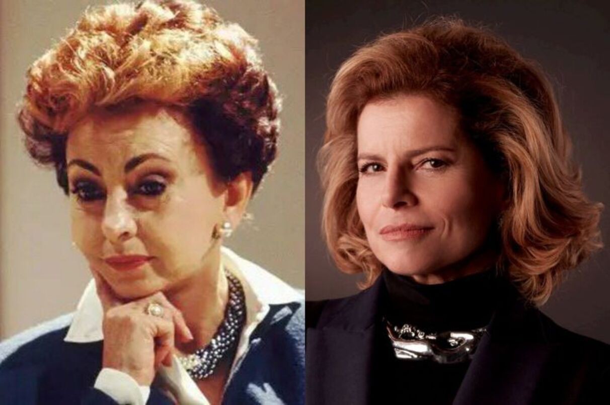 Beatriz Segall e Débora Bloch, intérpretes de Odete Roitman na primeira e segunda versão de 'Vale Tudo', respectivamente